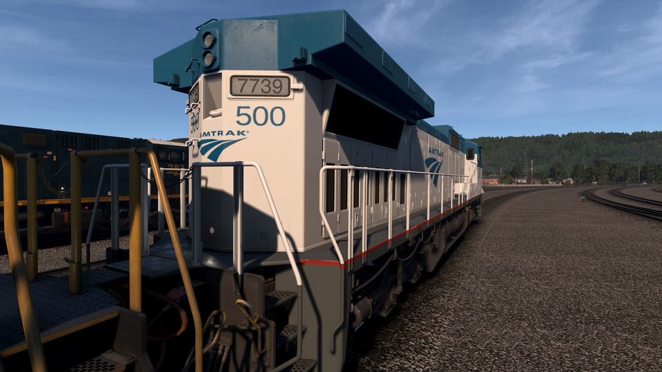 Amtrak P32 8BWH No 500 Phase V SPG C40 8W Livery Train Sim Community