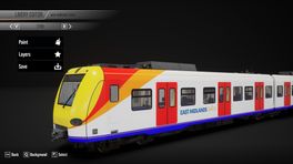 br423 in west midlands trians livery