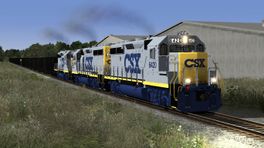 CSXT YN1 GP40-2