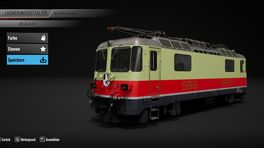 RhB GE4/4  II in zwei lackierungen eine in blau  beige und die ander in der Rot beige lackierung 