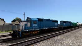 JR/SS SD40-2´s EMDX #6323 & 6324 (fictional)