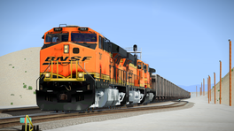 Weathered BNSF H3 ES44