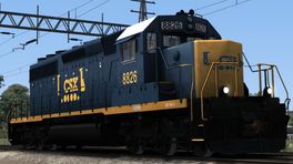 CSX Steam Logo SD40-2