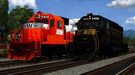 JR Western Maryland SD40-2s