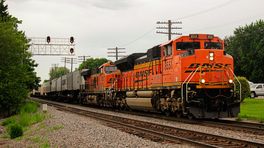 SS Raised Letter K5LLA 2PC 1L For the BNSF SD70ACE