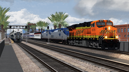BNSF ES44DC Leader on Amtrak #3 "Southwest Cheif"