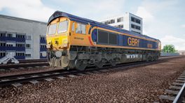 GBRf Class 66 66768 in GBRf Semi-Circle Livery (3rd of a set of 7)