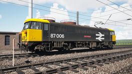87006 "City of Glasgow" in experimental Large Logo Grey Livery