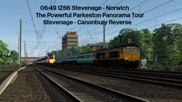06:49 1Z66 Stevenage - Norwich 'The Powerful Parkeston Panorama' V2.0