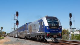 SS Raised Letter K5LA For the AMTK SC44 Pacific Surfliner