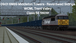 09:01 6M89 Middleton Towers - Ravenhead Sidings