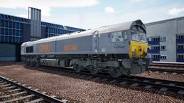 GBRf Class 66 66748 in plain grey GBRf Livery (6th of a set of 7)