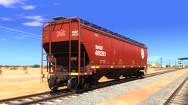 BNSF Heritage 2 5188 3 bay