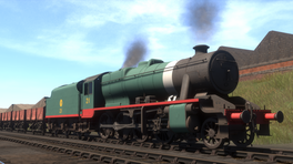 KCRD  ex-WD Austerity 2-8-0 'no.21' (SOS BR LMS 8F Livery)