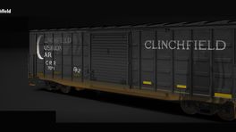 Wagon couvert Clinchfield