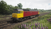 Class 47 47973 "Midland Counties Railway 150 1839-1989" in Midland Counties Railway Maroon Livery.