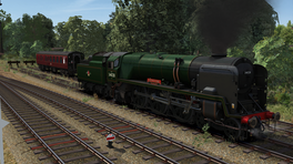 Mainline Light Pacific 34028 'Eddystone' & S35011 Support Coach Reskin Pack