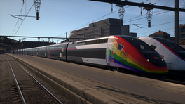 SNCF InOui TGV 4712 "Stonewall. 50 years of LGBT Pride" special livery