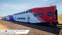 UTA Front Runner Bi-Level Cab Livery Pack, Entire Fleet