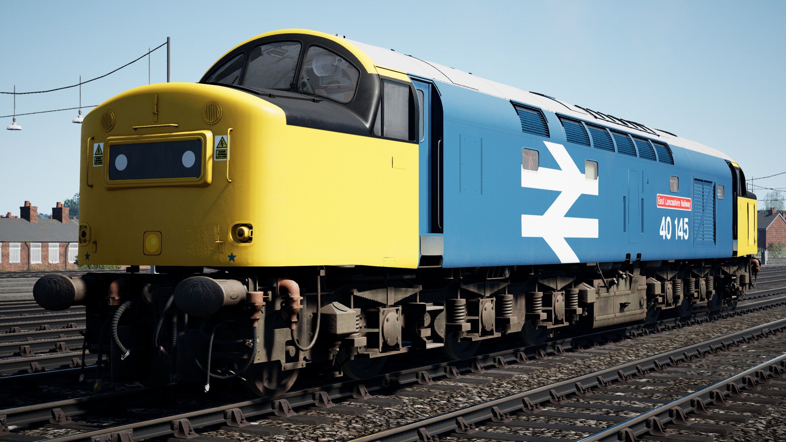 Class 40 No. 40145 'East Lancashire Railway' BR Large Logo Blue - Train ...