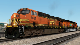 BNSF H2 ES44DC Weathered