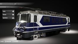 GE4/4 in der MOB Lackierung