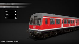 DB traffic red british trains