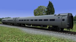 Silver Amfleet Coaches