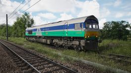 GBRf Class 66 66711 "Sence" in Aggregate Industries Livery