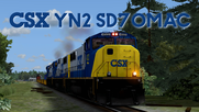 CSX YN2 SD70MAC Livery