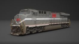 Norfolk Southern ES44AC Heritage Unit 8025 in Monongahela RR Livery