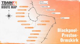 Blackpool Branches: Blackpool - Preston - Ormskirk Route Annotations