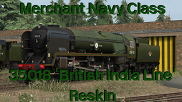 Merchant Navy 35018 'British India Line' - Reskin