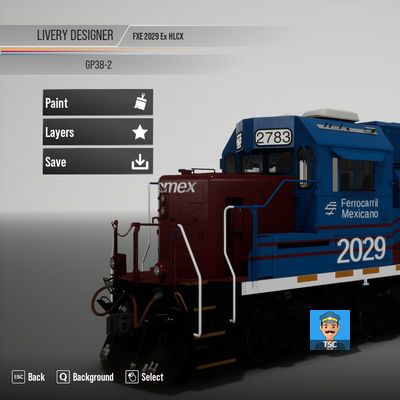 GP38-2 FXE 2029 Ex HLCX - Train Sim Community