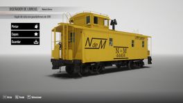 CRR Caboose N de M Nacionales De Mexico 
