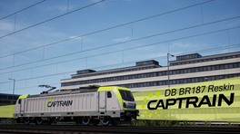 Akiem---Captrain Deustchland TRAXX AC3 '187 013' (SKA BR187 Livery)