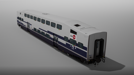 Caltrain Metrolink Bi-Levels 4 numbers