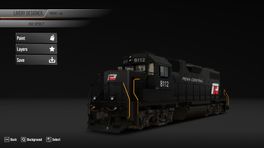 Penn Central 8112 red logo 