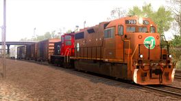 Clear Tracks EMD GP38-2 Elgin Joliet and Eastern 703 [TSC Archives Collection]