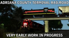 Early Work In Progress Ardriana County Terminal Railroad V0.01