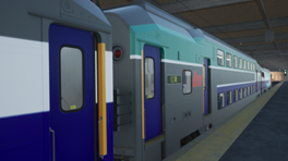 KCR KTT Kinki Sharyo Double Decker (NECNYT Bombardier MultiLevel Coach Livery)
