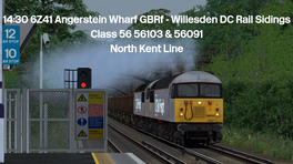 14:30 6Z41 Angerstein Wharf GBRf - Willesden DC Rail Sidings