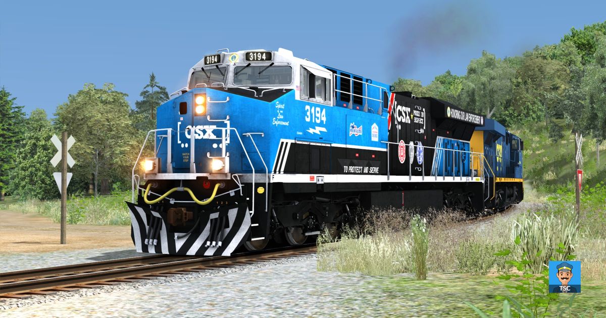 GE ES44AH CSX 3194 [SS Compatible] - Train Sim Community