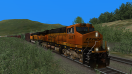 BNSF 5817 Weathered ES44AC