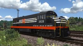 New Haven U25B with NewYork-NewHaven Gantry Update