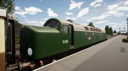 Class 40 D200 in BR Green Livery