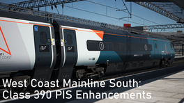Class 390 PIS Enhancements