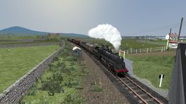Photo charter Freight+black 5 Barmouth junction to Pwhelli