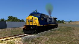 CSX Miami C40-8W Texture Enhancement