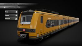 DB425 601-2 in der neuen sbahn lackierung in orange grau 